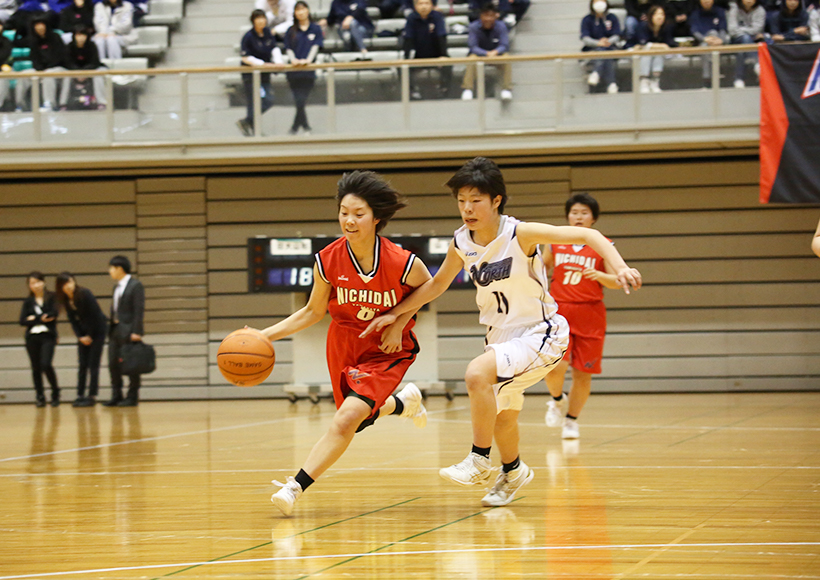 女子バスケットボール部 部活動 日本大学山形高等学校