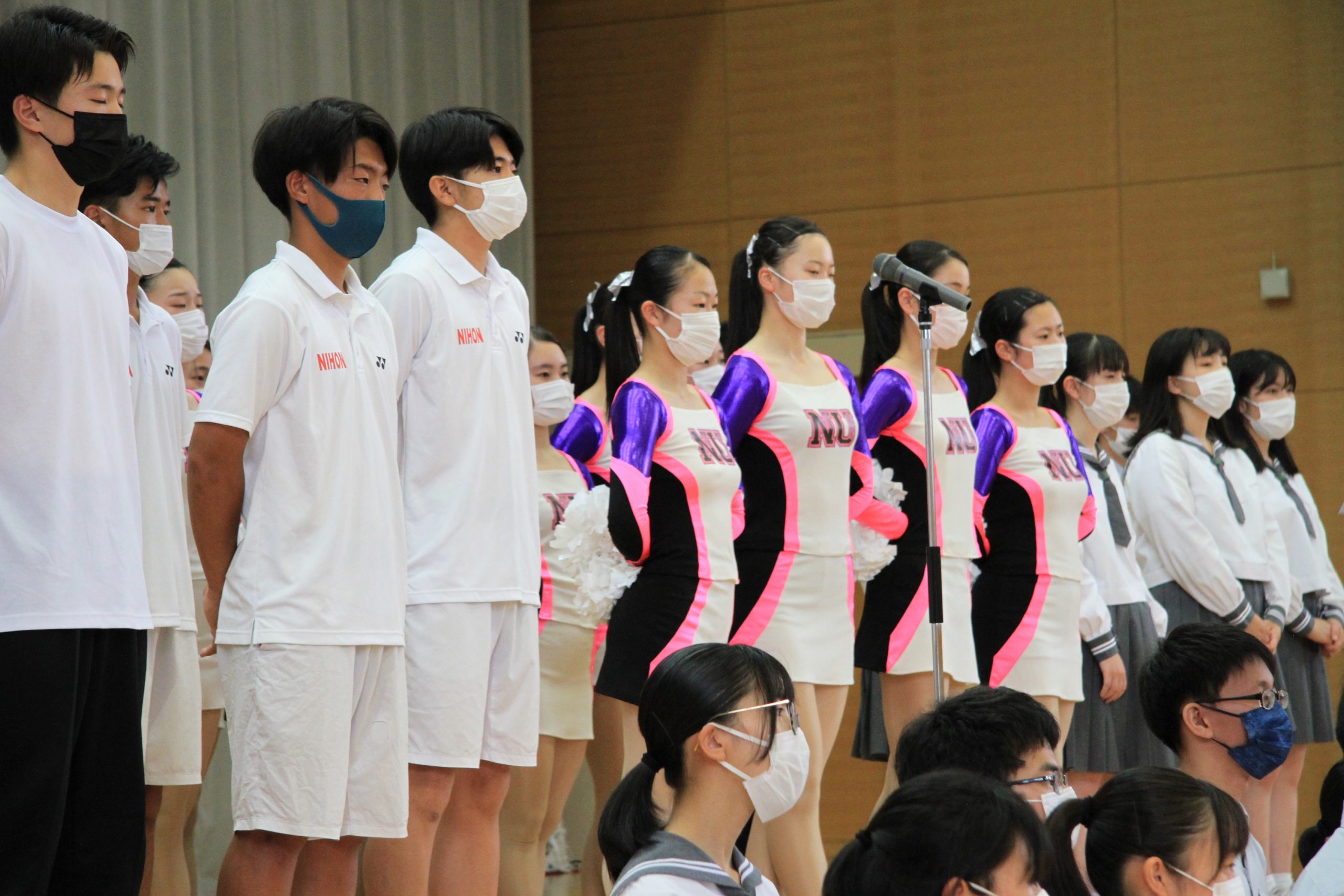 壮行式が行われました｜日本大学山形高等学校