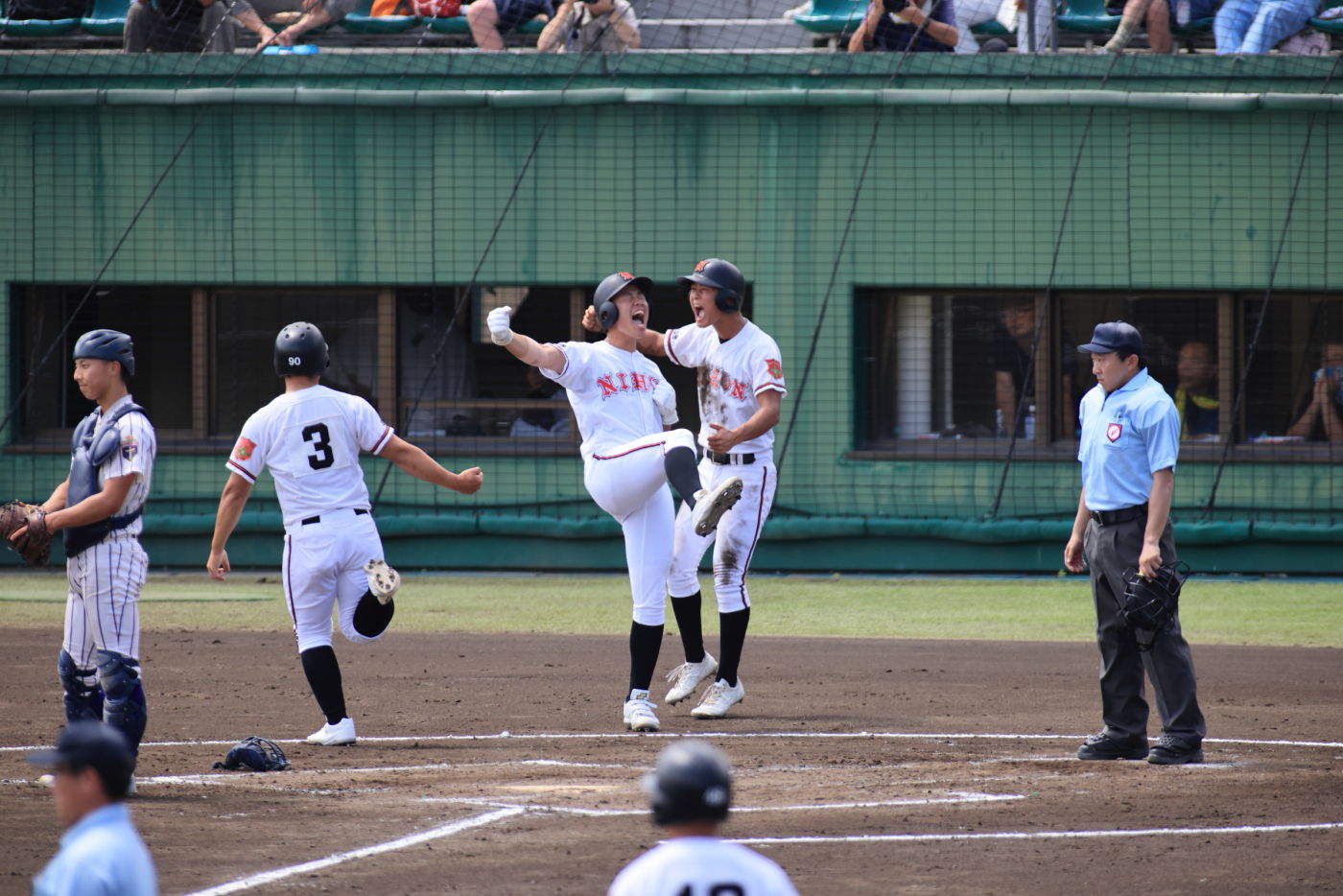 野球部 第106回全国高等学校野球選手権山形大会 準決勝へ｜日本