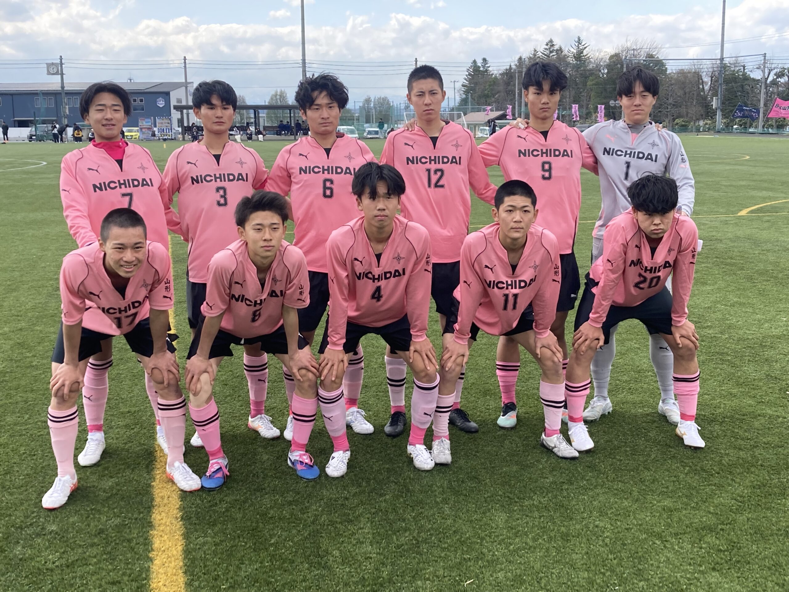 1部Aチームのスターティングメンバー